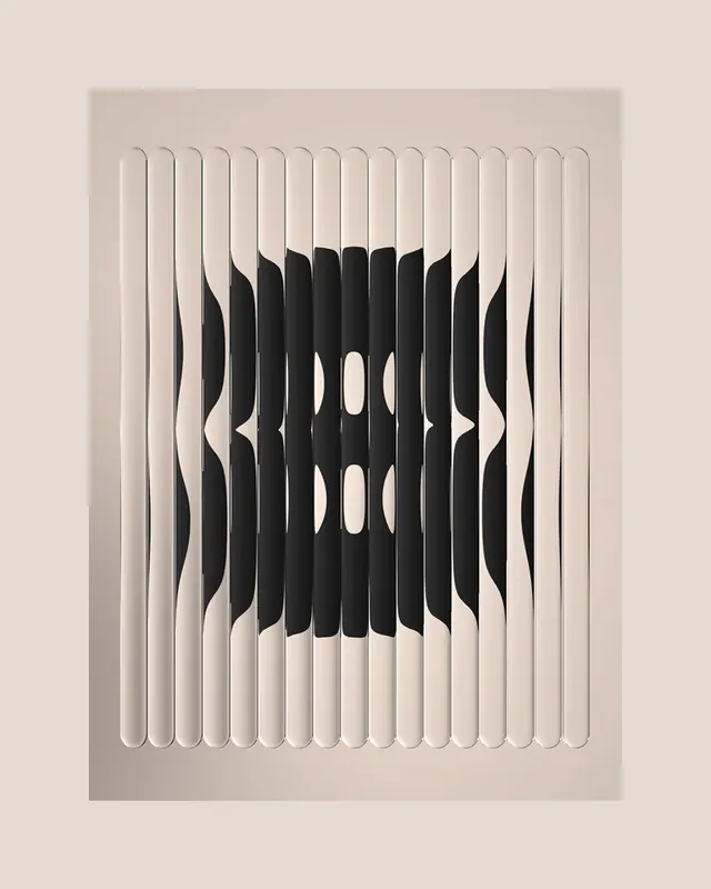 Abstract Geometric Pattern, minimal, geometric, monochrome