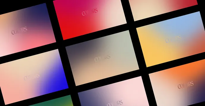 Geometric Color Grid, minimal, geometric, vibrant