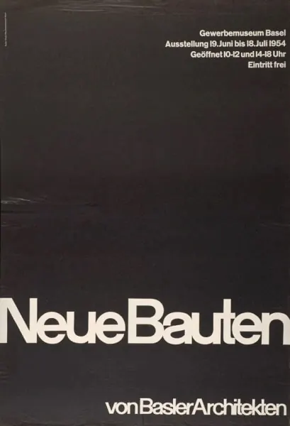 NeueBauten Identity, minimal, swiss, monochrome