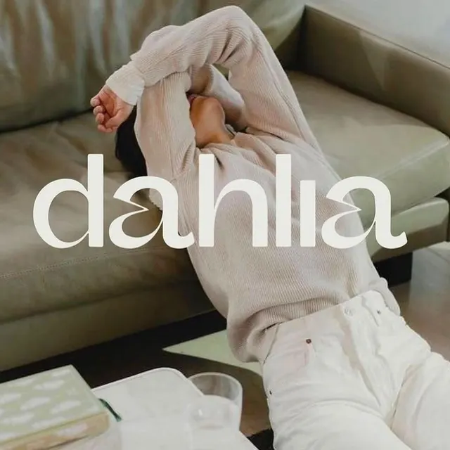 Dahlia Brand Identity, minimal, light-mode, light