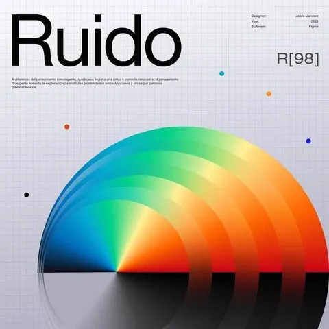 Ruido Identity System, swiss, minimal, vibrant
