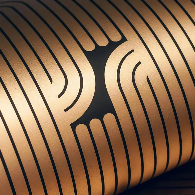 Gold Line Pattern Detail, minimal, geometric, warm