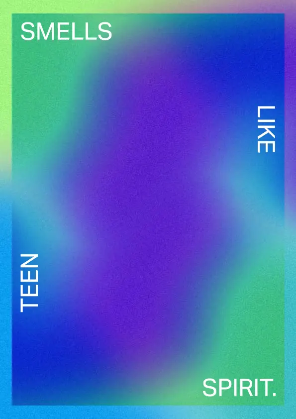 Abstract Gradient Typography Layout, gradient-heavy, abstract, vibrant