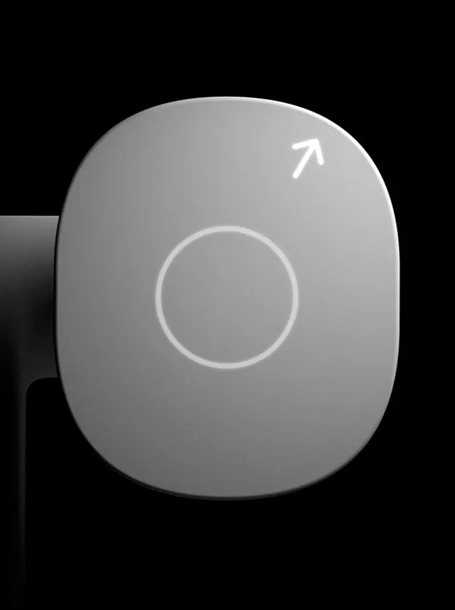 Circular Interface Element, minimal, light-mode, light
