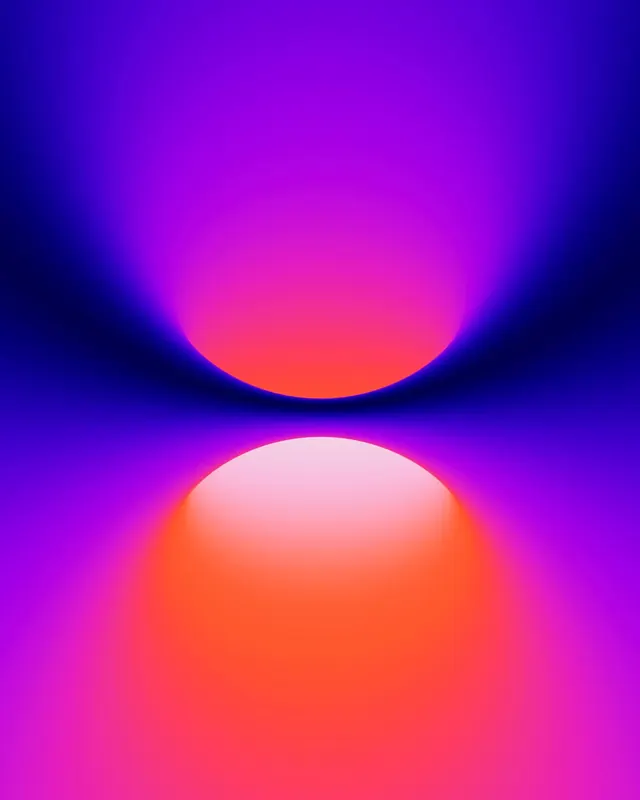 Gradient Sphere Composition, gradient-heavy, abstract, vibrant