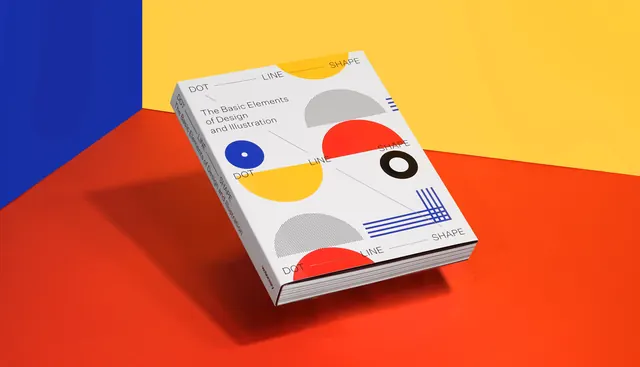 Abstract Geometric Identity Mockup, minimal, geometric, vibrant