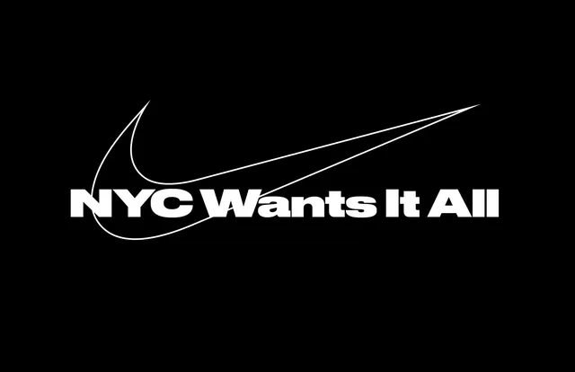 NYC Wants It All Logo, minimal, monochrome