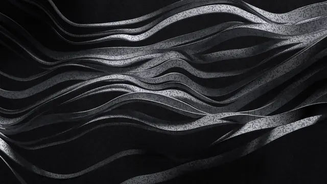 Abstract Wavy Texture, minimal, monochrome, monochrome