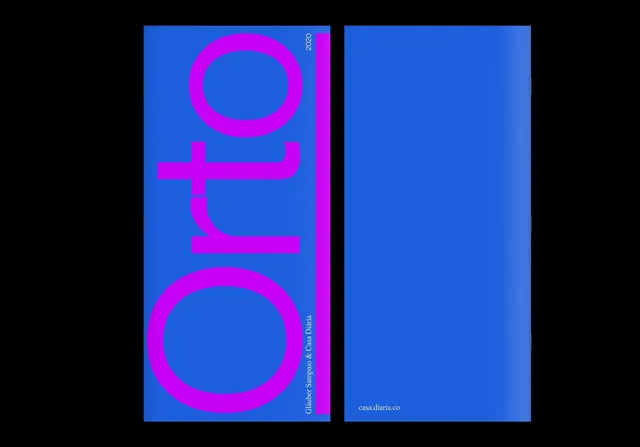 Orto Identity Layout, minimal, geometric, vibrant