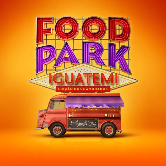 Food Park Guatemala Branding, playful, maximalist, vibrant
