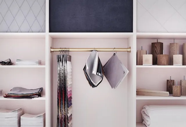 Minimalist Interior Shelving Display, minimal, light-mode, light