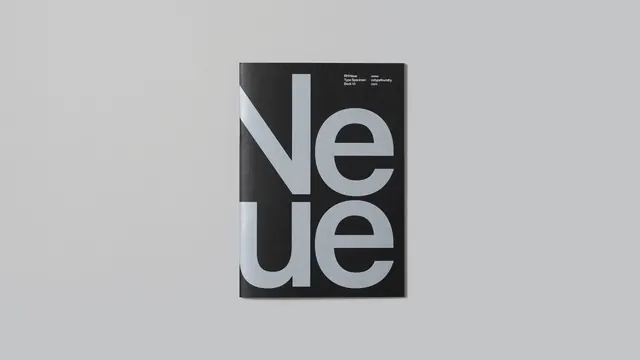 Neue Typography Specimen