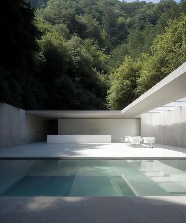 Muted natural palette with cool-warm balance, minimal, earthy, muted