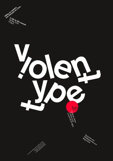 Dark typographic composition, minimal, technical, dark