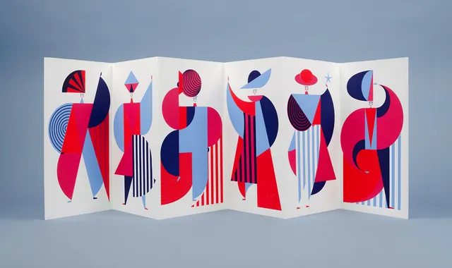 Unfolding interactive design by Martin Azambuja, technical, geometric, vibrant