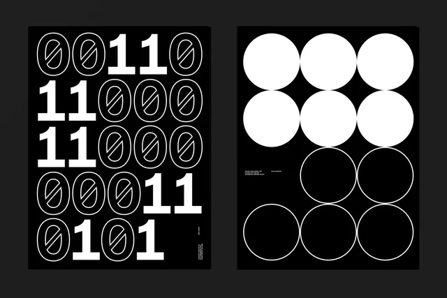 605 typographic system design, swiss, minimal, monochrome