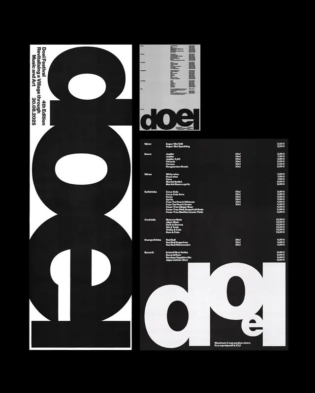 Modular type specimen sheet, editorial, swiss, dark