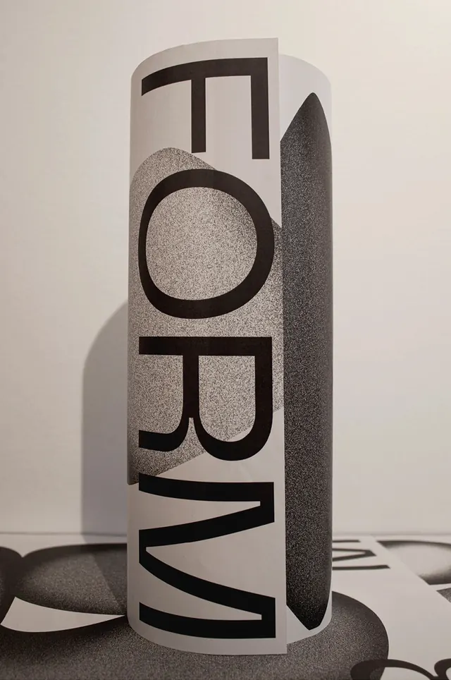 FORM 3D sculptural display piece, 3d-render, minimalist, muted