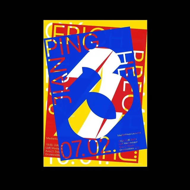 Abstract Graphic Composition, maximalist, brutalist, vibrant