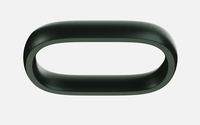Minimal 3D rendered torus form, minimal, 3d-render, muted