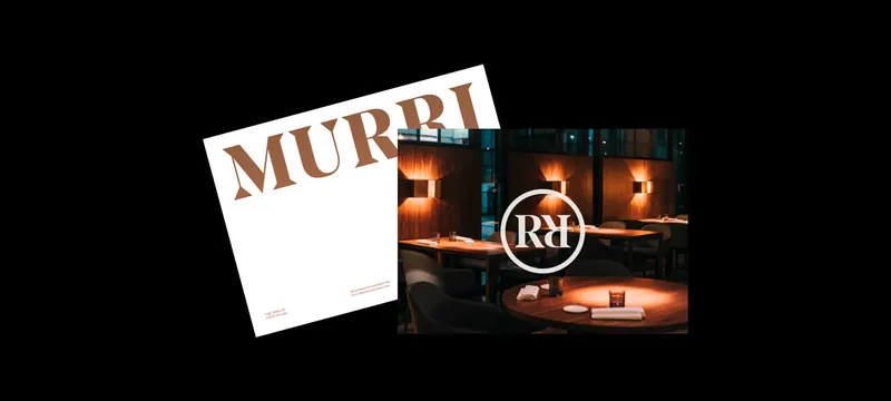 MURRI Branding Presentation, luxury, minimal, dark