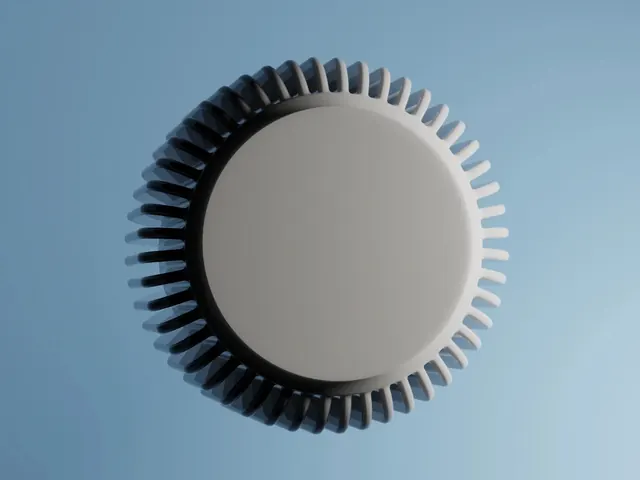 3D gear or mechanical object product photography, 3d-render, geometric, cool