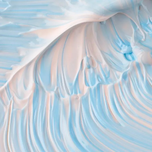 Abstract Blue and White Fluid Texture, organic, 3d-render, light