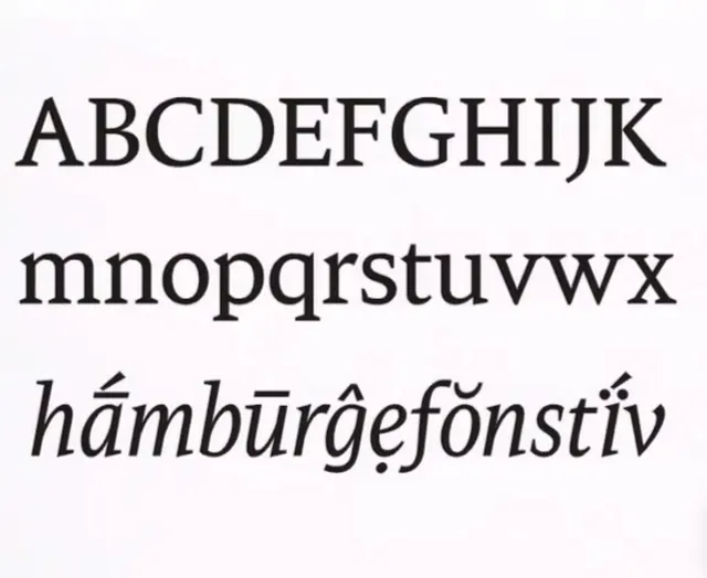 Serif and Italic Font Family Specimen, minimal, light-mode, light