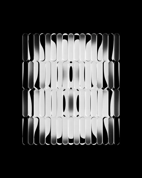 Abstract 3D Geometric Pattern, abstract, geometric, monochrome