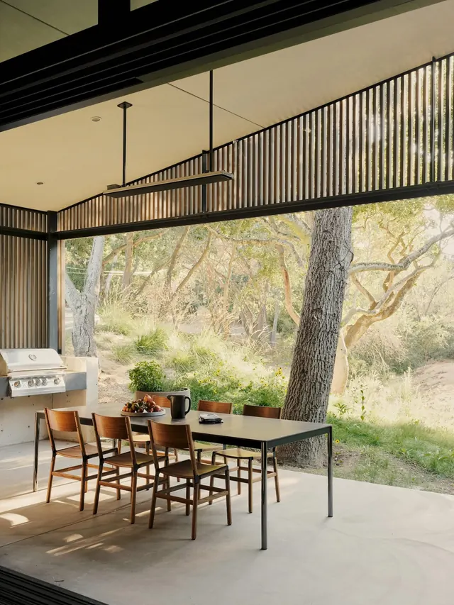 Modern Interior Architecture with Outdoor View, minimal, luxury, warm