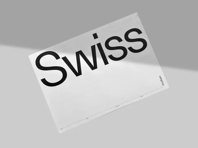 Swiss bold type specimen poster, minimal, swiss, light