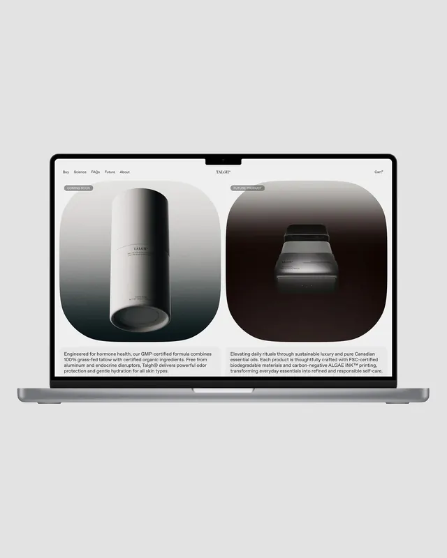 Product Showcase UI Mockup, minimal, corporate-clean, light