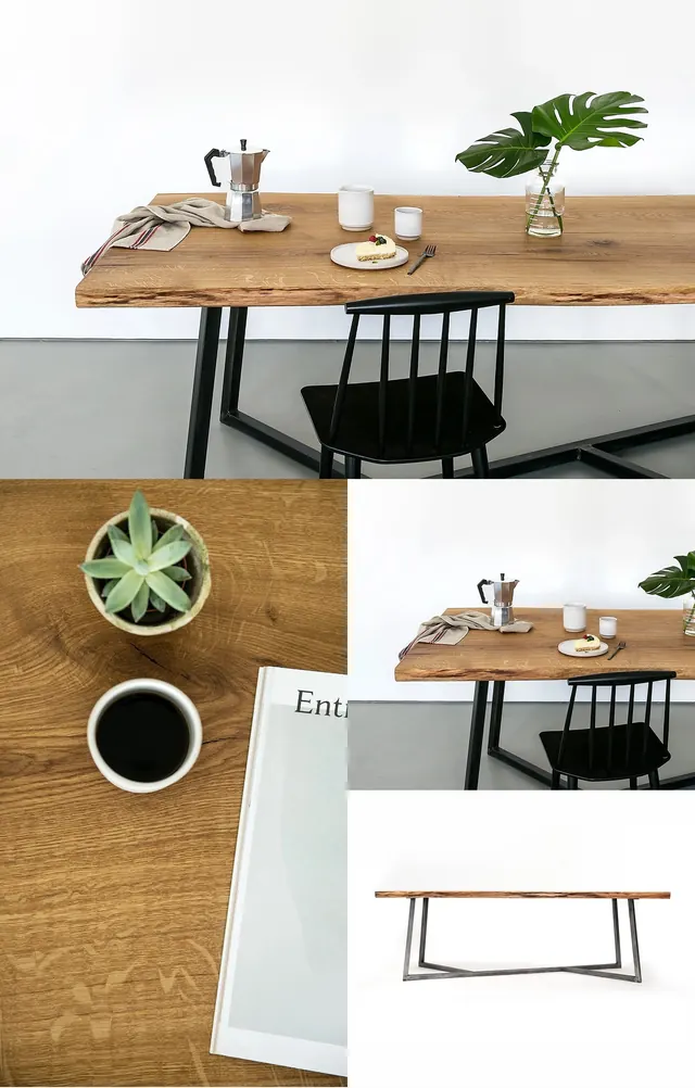 Minimalist Workspace Mockup, minimal, light-mode, warm