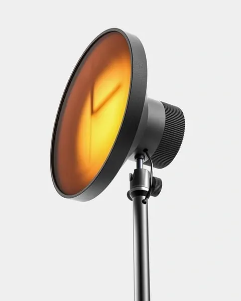 Studio Spotlight Lamp, minimal, photographic, high-contrast