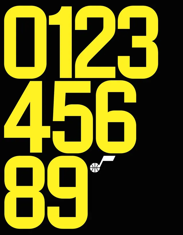 Yellow Numeric Type Specimen