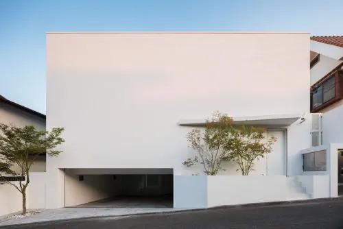 Minimalist White Architecture, minimal, geometric, light