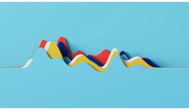 Abstract Ribbon Graphic