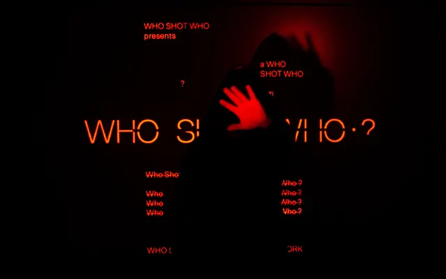 Who Is Who? Identity System, brutalist, dark-mode, dark