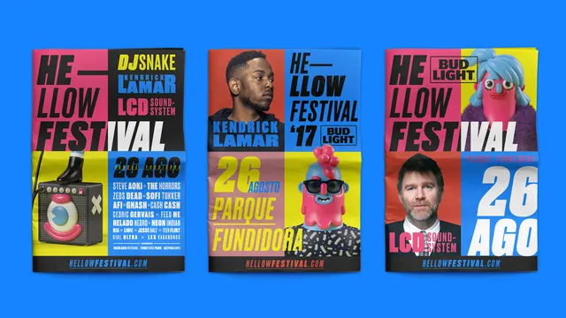 He Low Logo Identity System, brutalist, neo-brutalist, vibrant