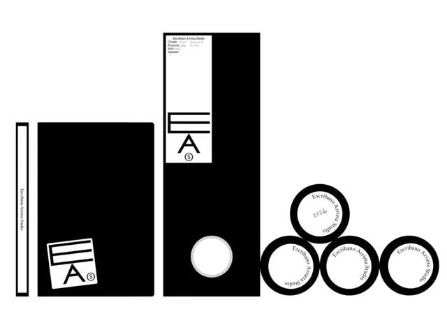 Minimalist Geometric Identity System, minimal, swiss, monochrome