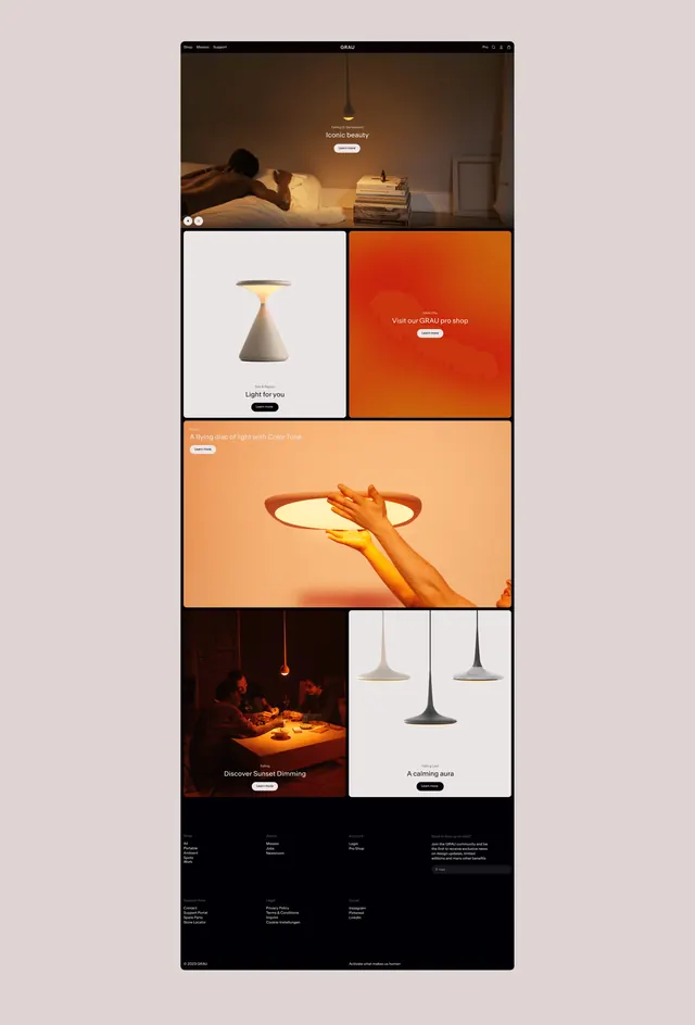 Interior Lighting and Furniture Moodboard, minimal, organic, warm