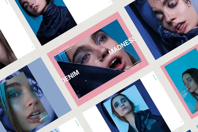 Collage Portrait Identity, maximalist, abstract, vibrant