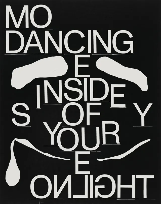 Dancing Inside of Your Online, brutalist, maximalist, high-contrast