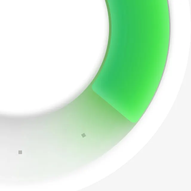 Abstract Green Gradient Curve, minimal, geometric, vibrant