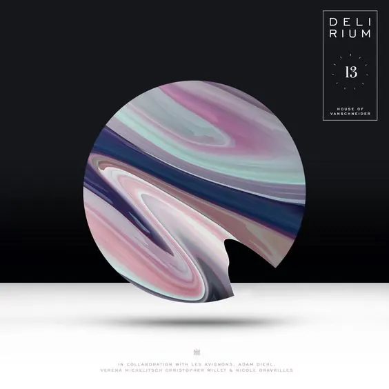 Delirium Brand Identity, minimal, luxury, dark