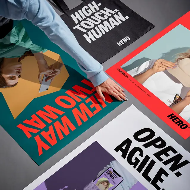 High Tech High Human Editorial Collage, maximalist, brutalist, vibrant