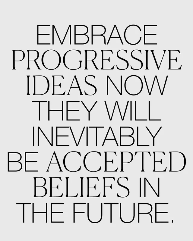 Progressive Ideas Typography