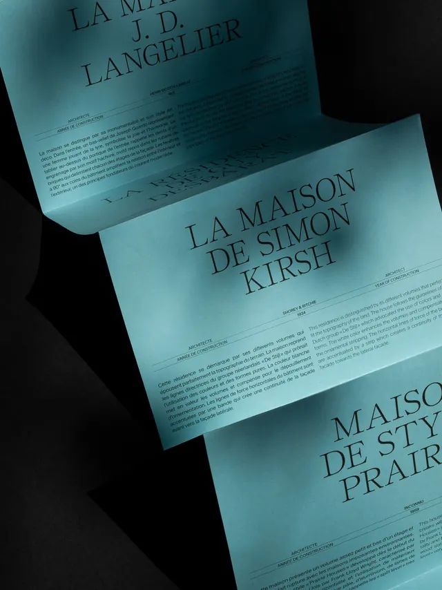 La Maison de Soir Kirsh Identity, minimal, luxury, light