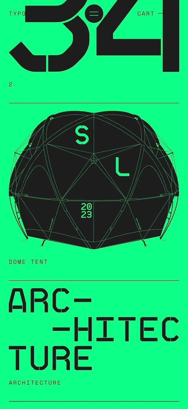 Arc-Hiture Identity System, brutalist, neo-brutalist, high-contrast