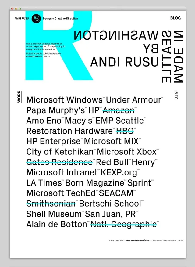 Typography and Wordlist Layout